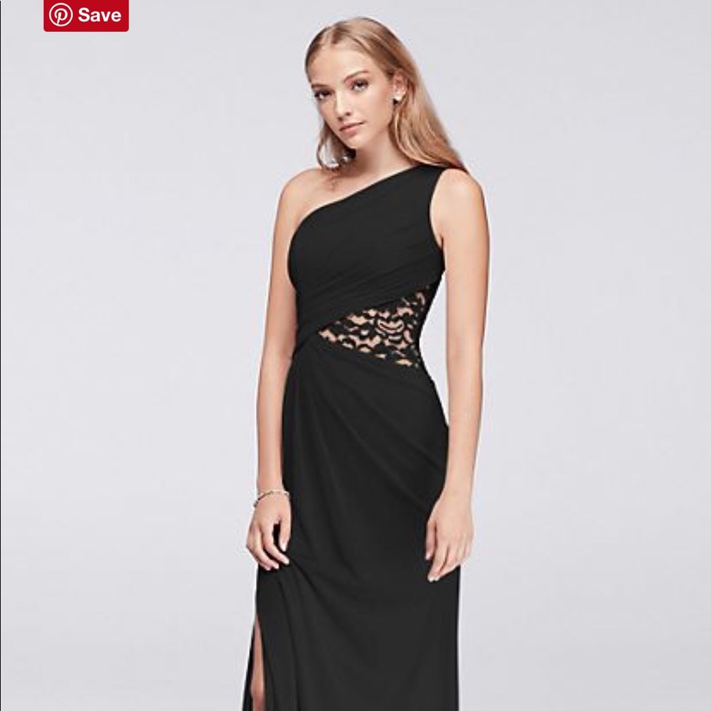 Bridesmaid dress from David’s Bridal